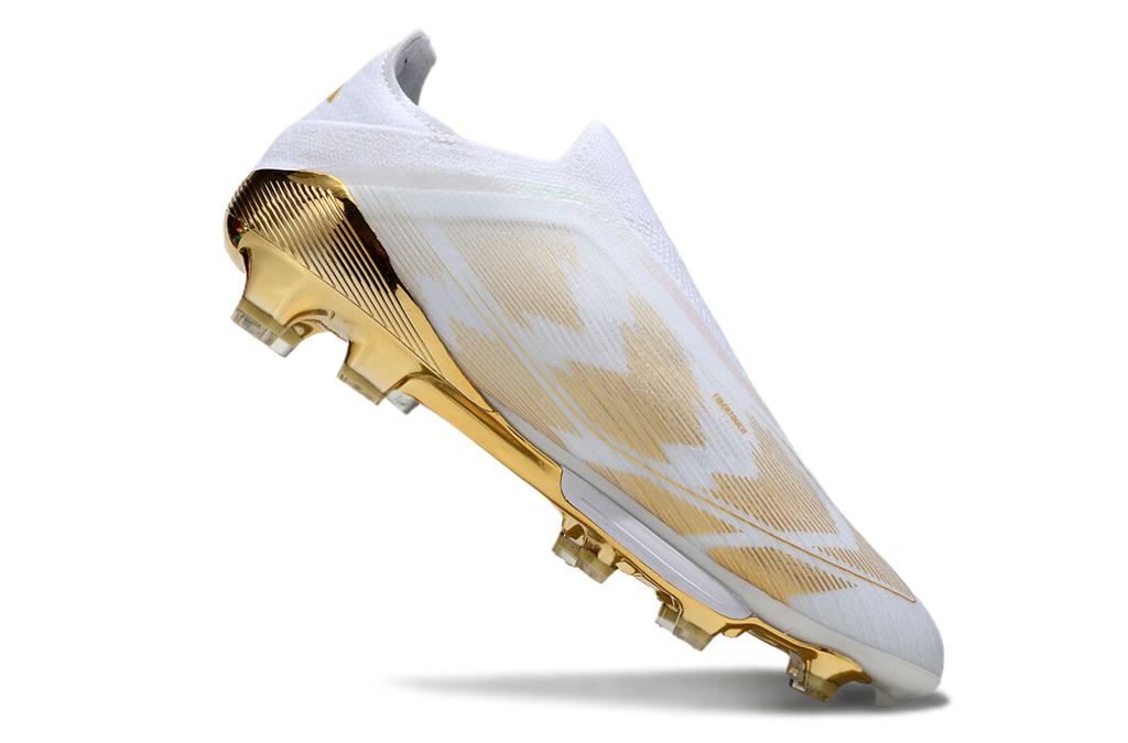 F50 Elite Laceless Gold/White