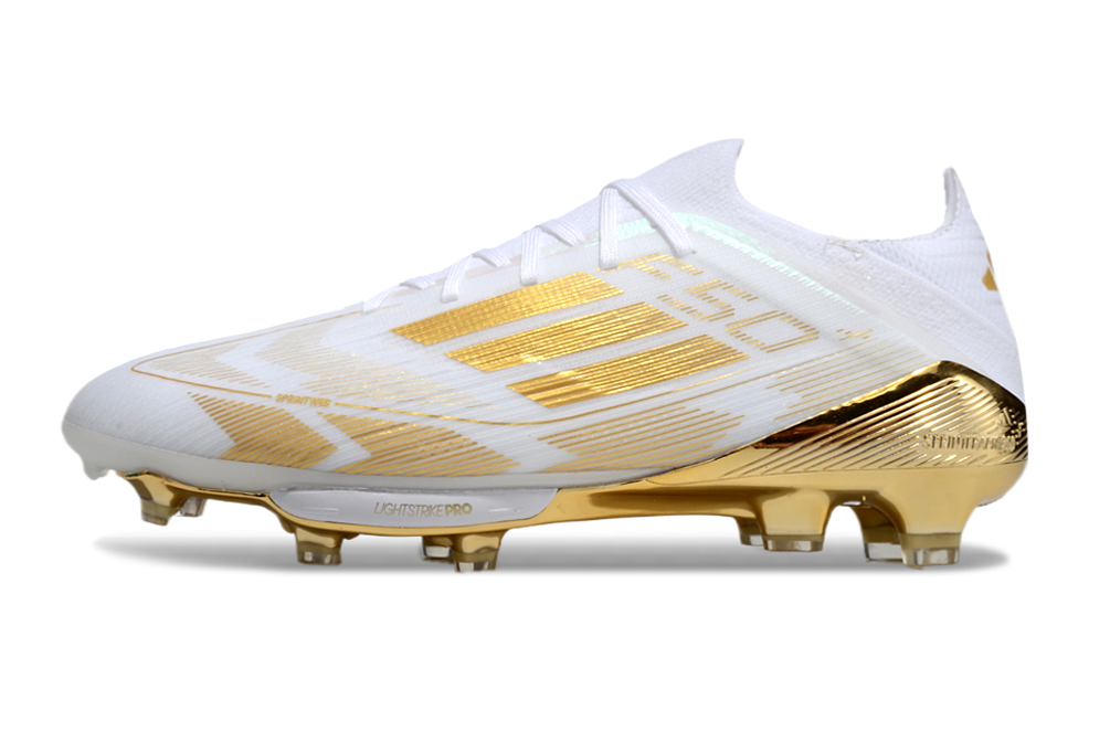 F50 Elite Laces Gold/White