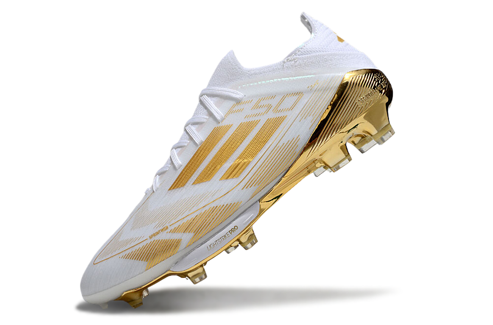 F50 Elite Laces Gold/White