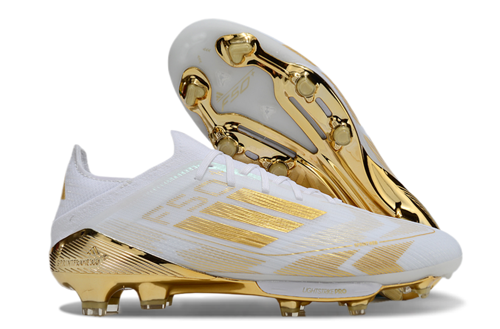 F50 Elite Laces Gold/White